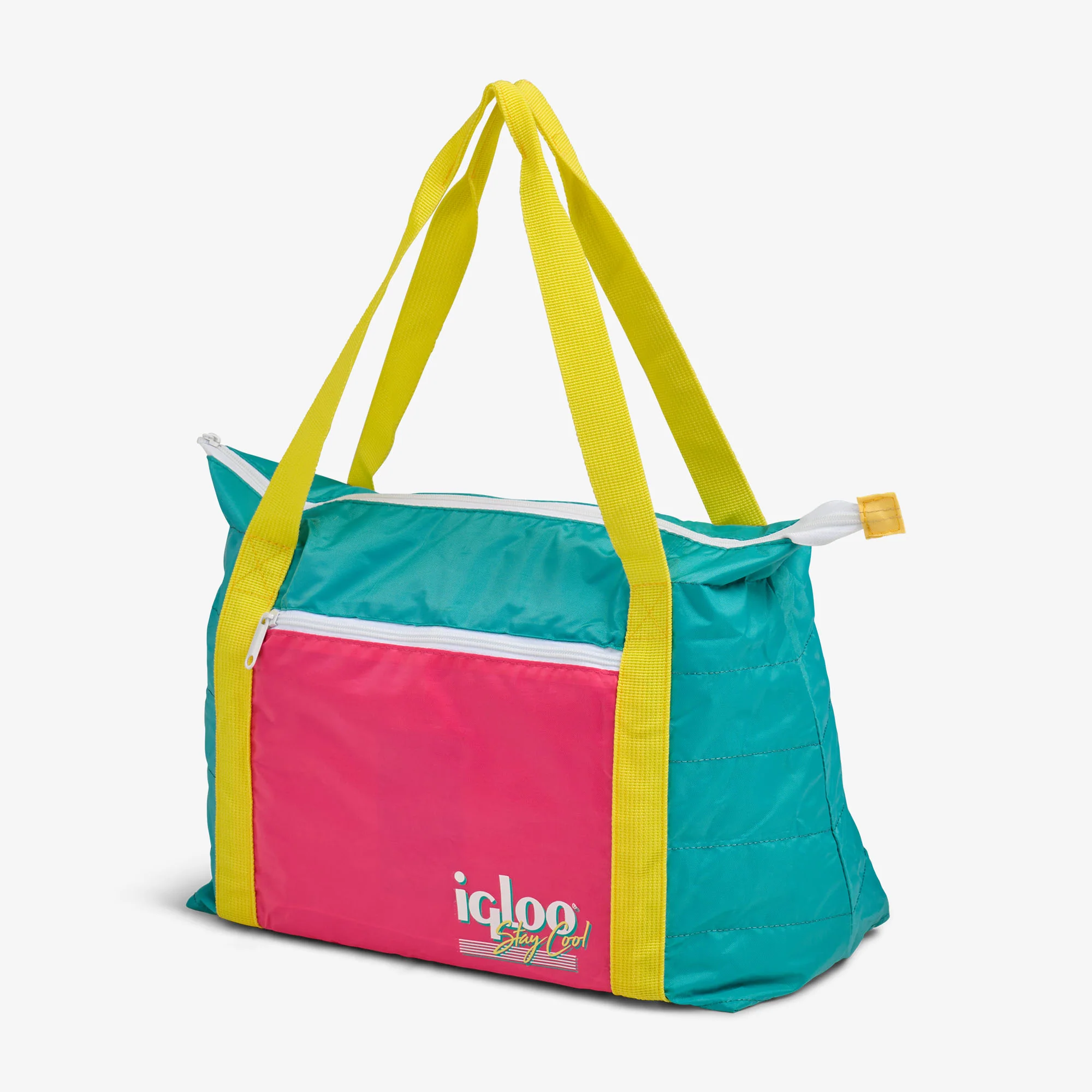 Retro Packable Puffer 20-Can Cooler Bag - Image 22