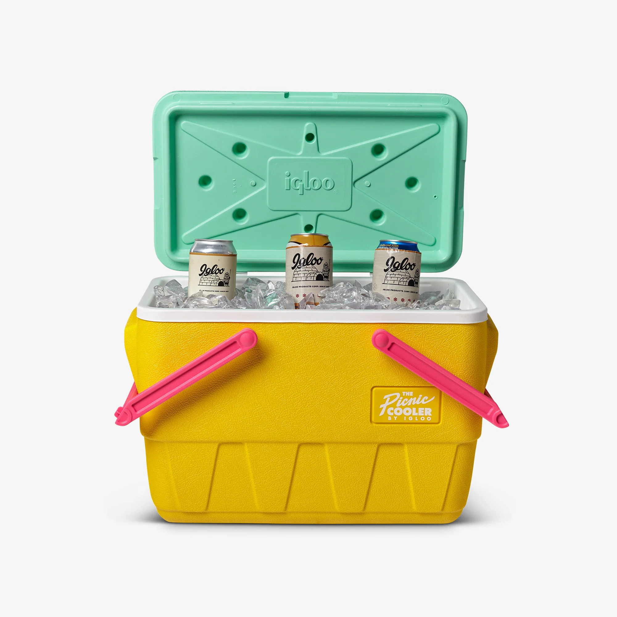 Retro Picnic Basket 25 Qt Cooler - Image 39